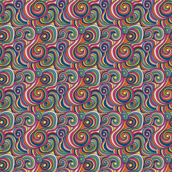 seamless pattern as abstract multicolor clouds vector image