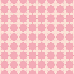 Flower shape line repeating seamless pattern vector