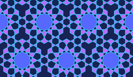 geometric ornamental seamless pattern vector image