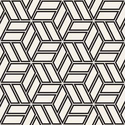 cubic grid tiling endless stylish texture vector image