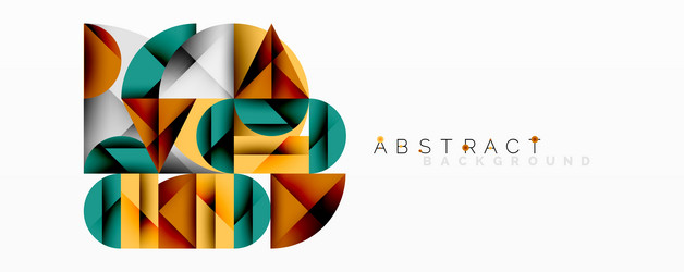 geometric shapes overlap creating dynamic vector image