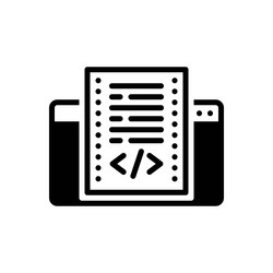 scripting vector image