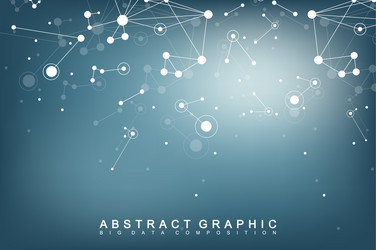 Big data visualization graphic abstract vector