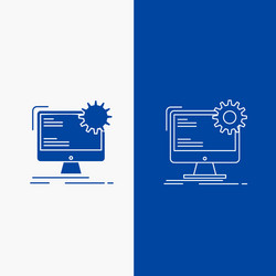internet layout page site static line and glyph vector image