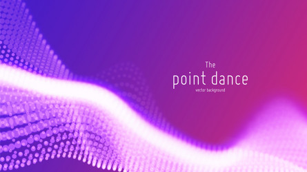 Violet Particle Data Wave vector image