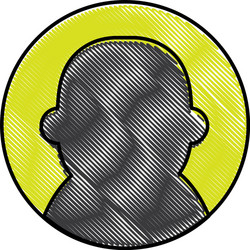 grated avatar user social profile person vector