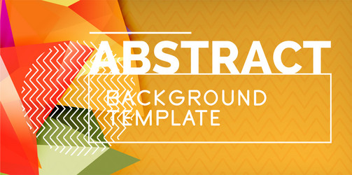 low poly design 3d triangular shape background vector image