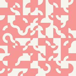 Abstract seamless pattern design with tiled vector