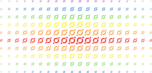 Node link spectral halftone pattern vector