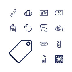 Tag icons vector