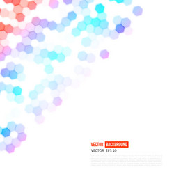 abstract 3d hexagonal vector image