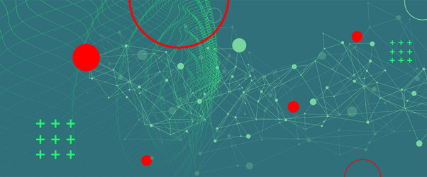 template for science and technology presentation vector image