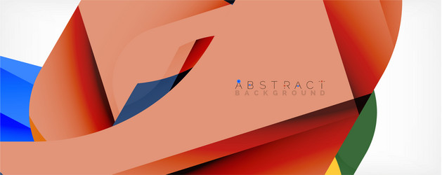 geometric abstract background - multicolored vector image