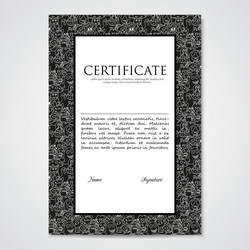 Graphic design template document with abstract vector