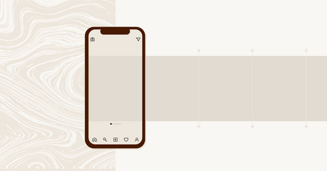 Social media design concept smartphone vector