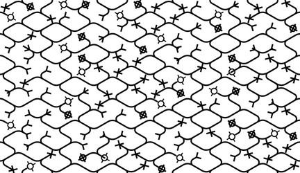 isometric seamless pattern net lines background vector image