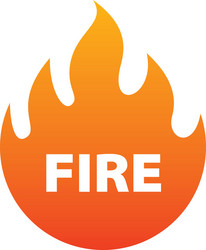 fire logo vector