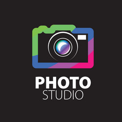 logo for photo studio vector