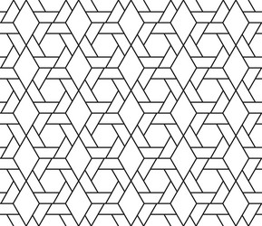 seamless pattern parallel and connecting lines vector image