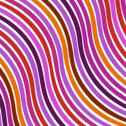 Abstract color wavy background line pattern vector