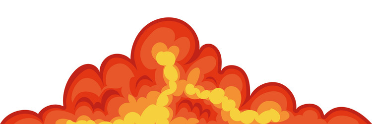 Fire orange yellow and red color Royalty Free Vector Image