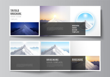 minimal editable layout square format vector