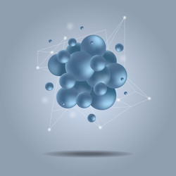 Abstract connection structure science Royalty Free Vector