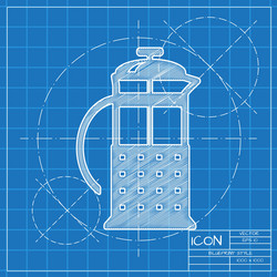 Blueprint icon vector