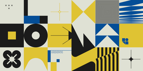 digital design abstract pattern vector image