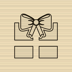 gift icon design vector