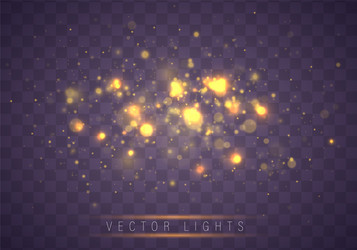 Abstract glowing lights vector