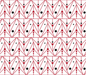 seamless pattern abstract patchwork with geometric vector image