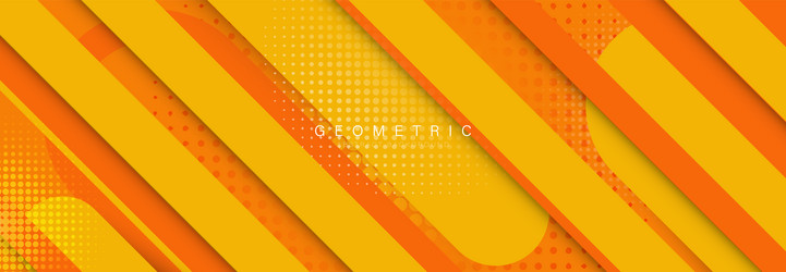 abstract background with yellow and orange vector image