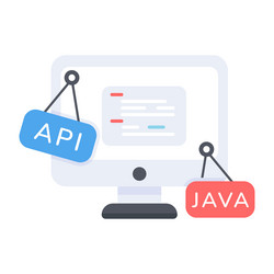 application programming vector image