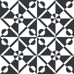 checkerboard pattern combined with circles vector image