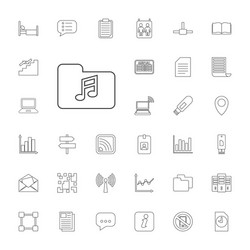 33 information icons vector