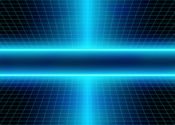 neon lights and energy 3d glow lines vector