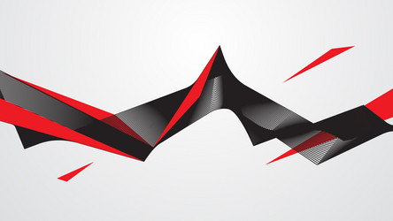 Abstract line red black background concept Vector Image