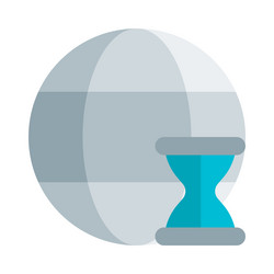 duration of web activity given on a site vector image