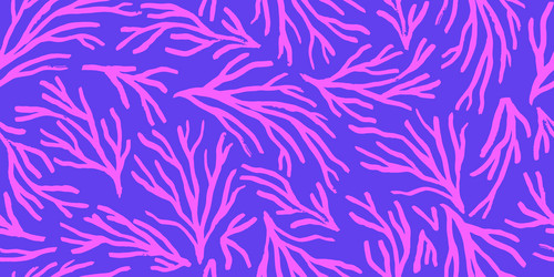 seamless pattern with abstract natural forms vector image