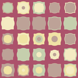 Geometric abstract pattern with simple shapes vector