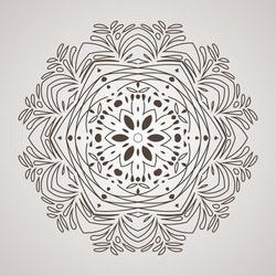 Circular pattern in the form of intricate vector