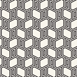 Monochrome variegated ornate lattice pattern vector