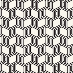 Monochrome variegated ornate lattice pattern vector