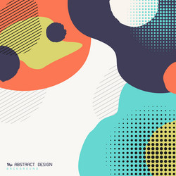 abstract colorful hand drawn pattern color design vector image