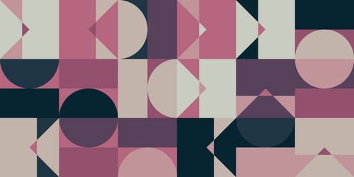 deconstructed abstract pattern design vector image