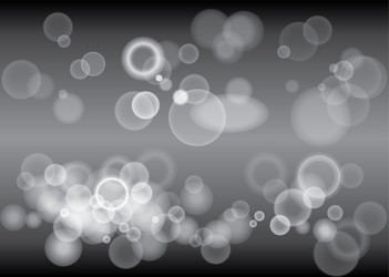 Black bokeh abstract light background vector