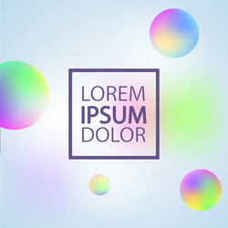 greeting card with abstract background vector image