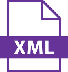 file name extension xml type vector