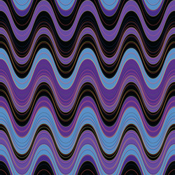 Vintage wavy lines seamless pattern Royalty Free Vector